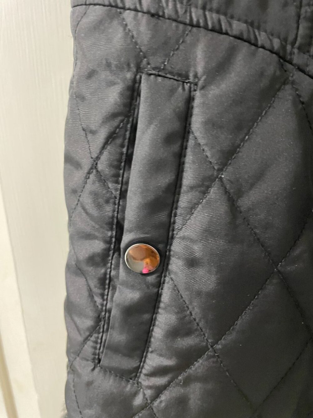 Giacca Reversible Vest Faux Fur Medium - Picture 8 of 9
